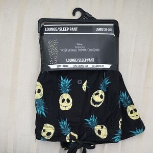 Disney Black and Yellow Skull Lounge Pants